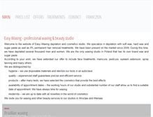 Tablet Screenshot of easywaxing.pl